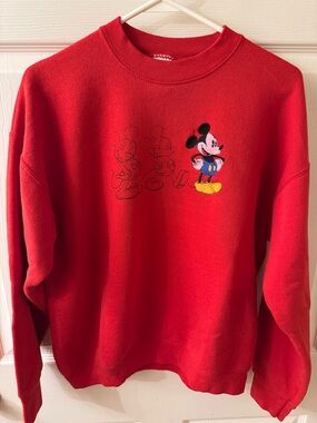 Vintage Mickey & Co Embroidered Crewneck Sweatshirt - Women’s Large